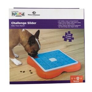 Outward Hound Challenge Slider Level 3 Advanced Dog Treat Puzzle Nina Ottosson